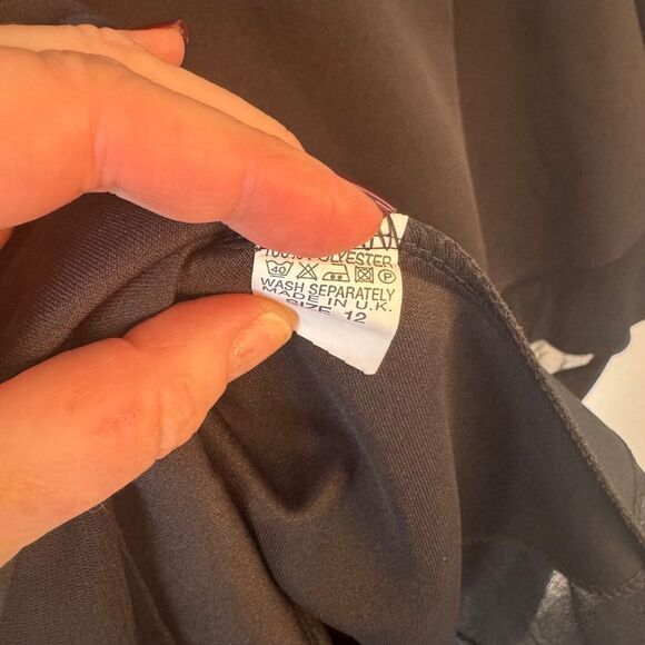 Boohoo | Black midi circle skirt (8) - Picture 6 of 6